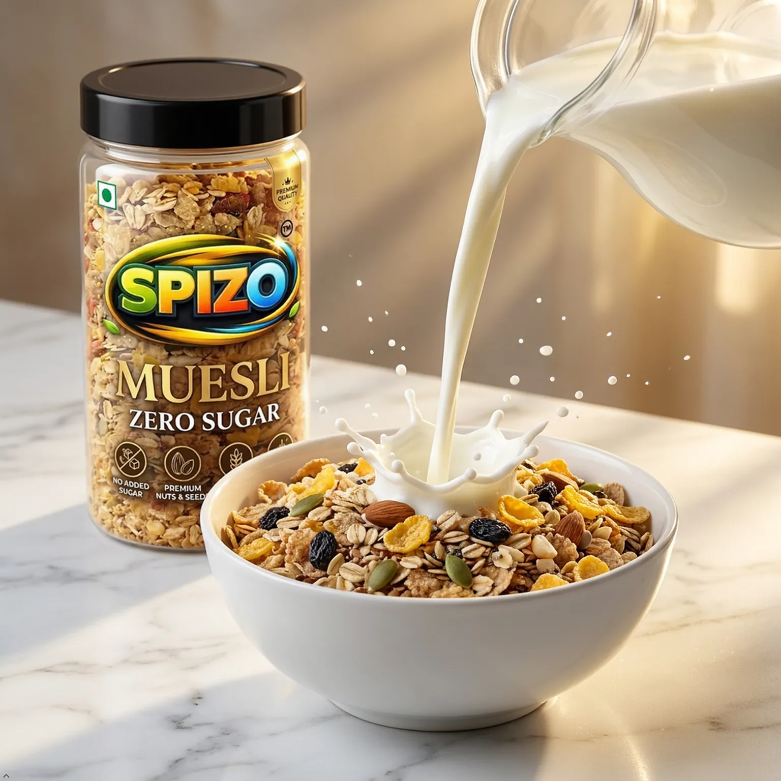 SPIZO Muesli Zero Sugar